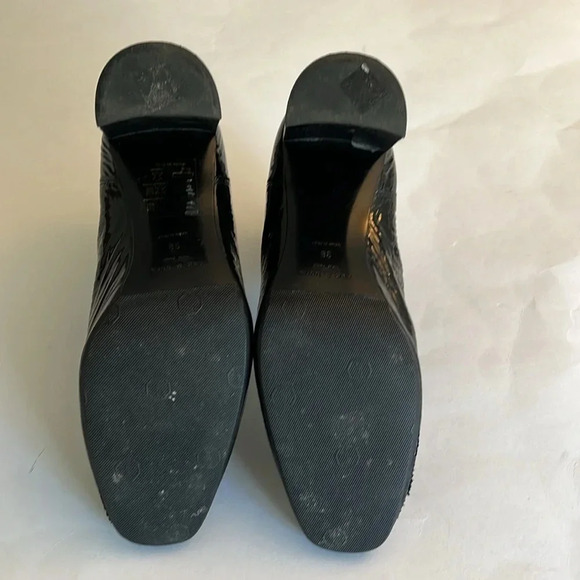 RAG & BONE
Aslen black Patent Leather Chelsea  
Boots. Size 8 edgy Streetwear - Picture 8 of 15